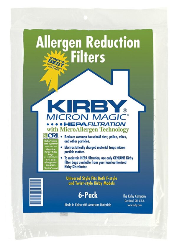 Kirby Micro Allergen HEPA Bags 6pk - Thumbnail 4